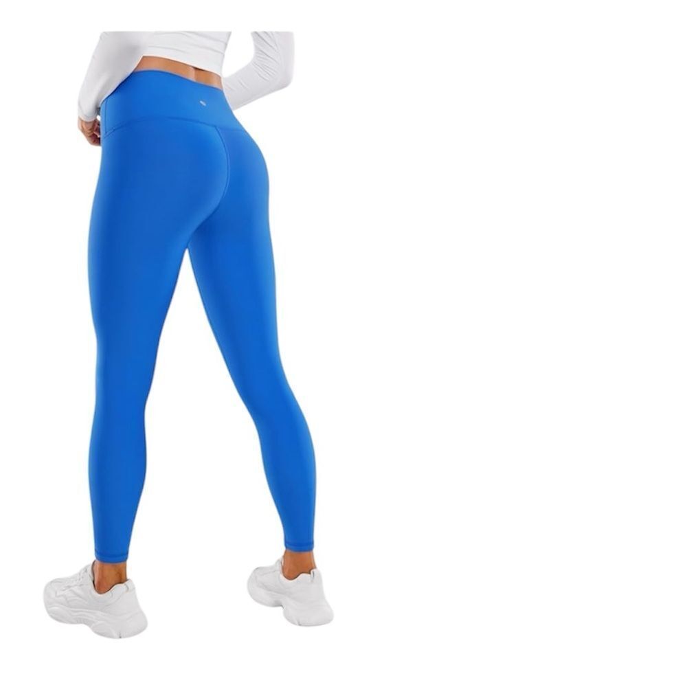 CRZ YOGA Fleece Lined Soft Leggings, Sparkle Blue, Size XS, NWT - Picture 3 of 8